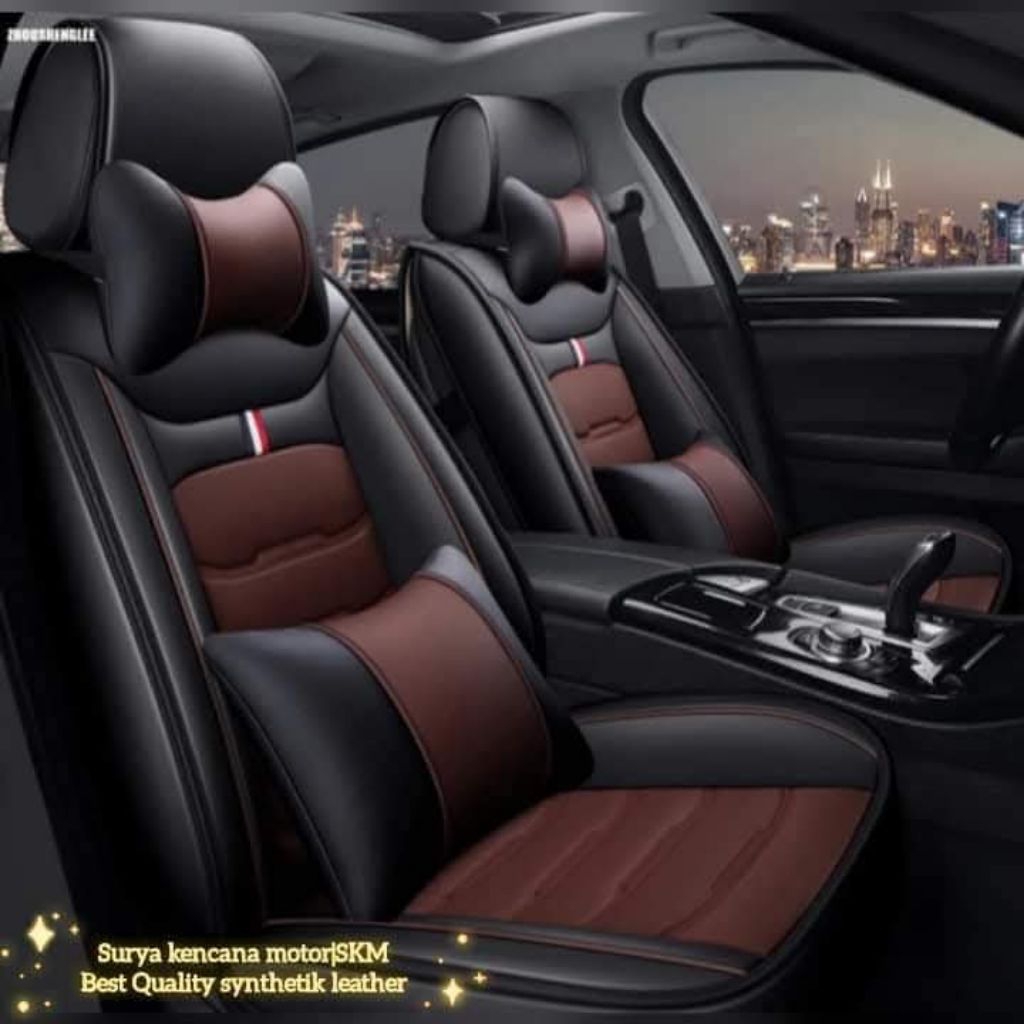 Sarung Jok Mobil Terios 2011 Full Seat Jok Depan Tengah Belakang kulit synthetic