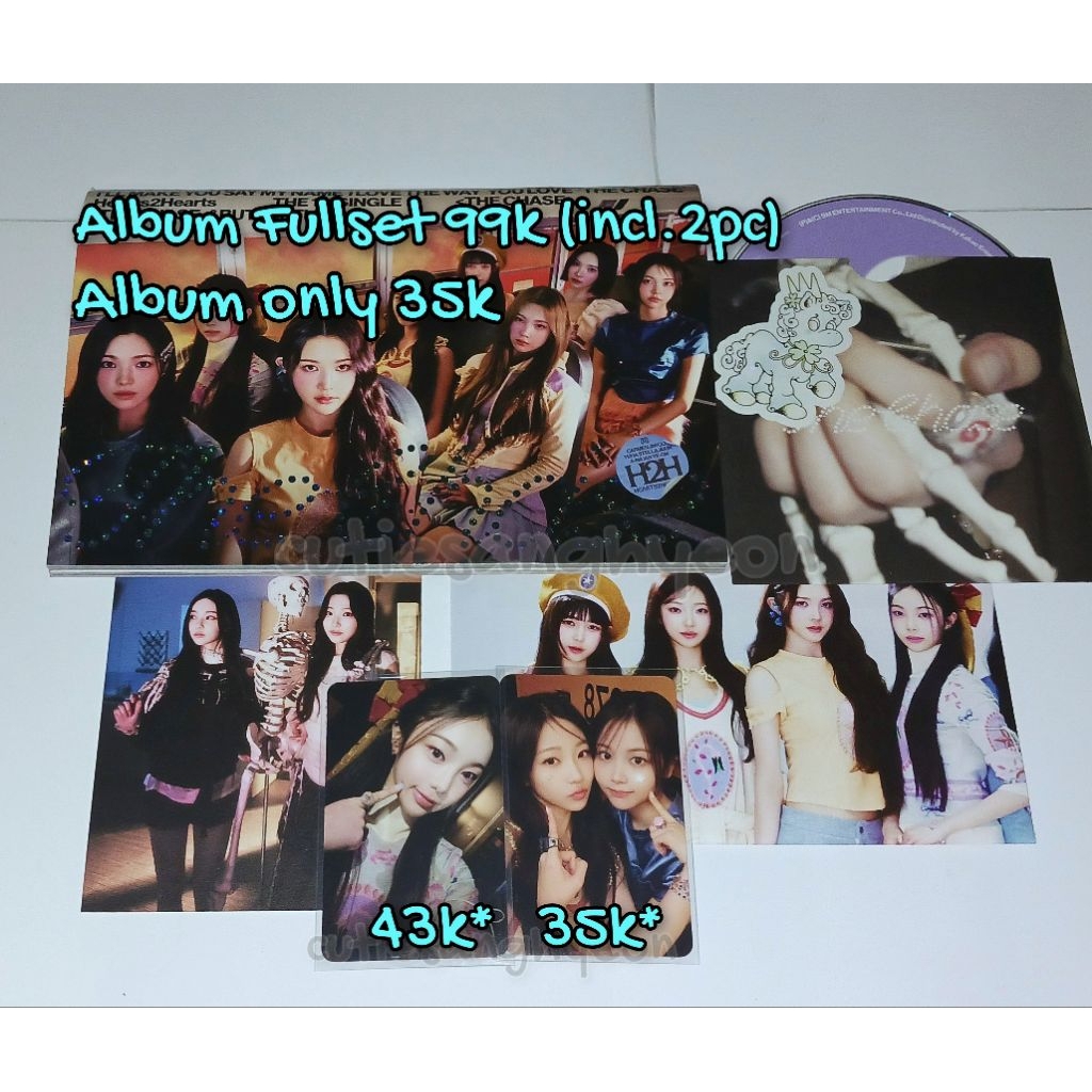 Album Hearts2Hearts The Chase Album Unsealed Fullset PC Ian Carmen Stella Unit