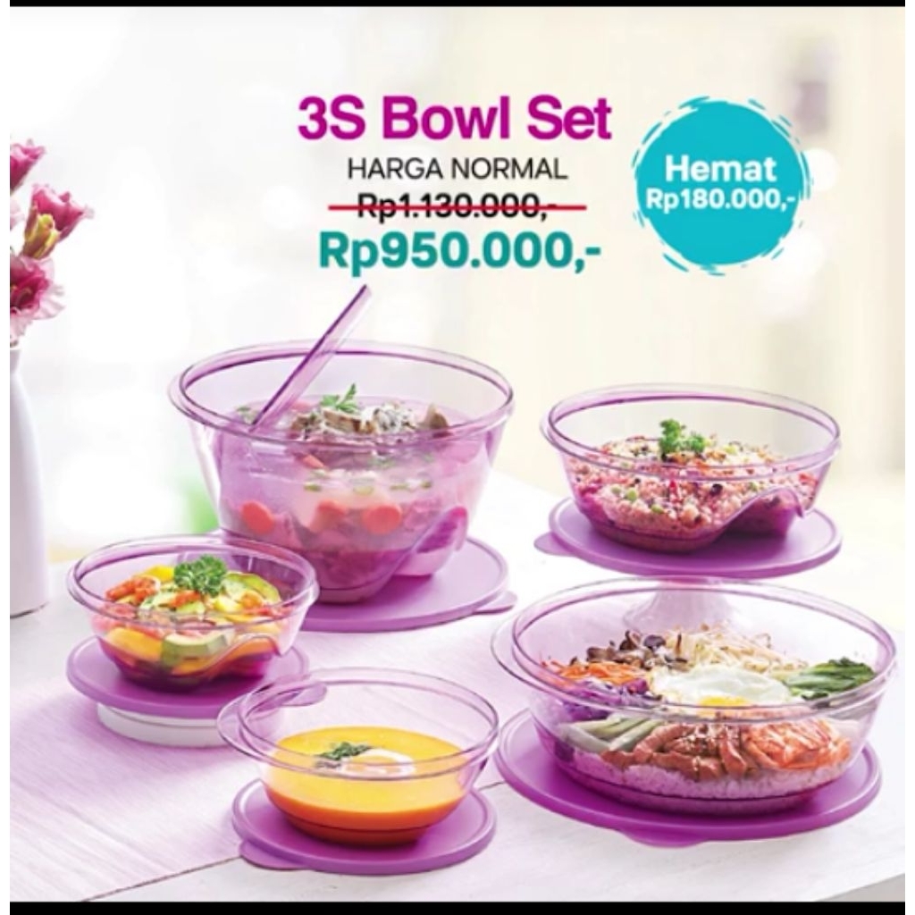 3 S Bowl Set