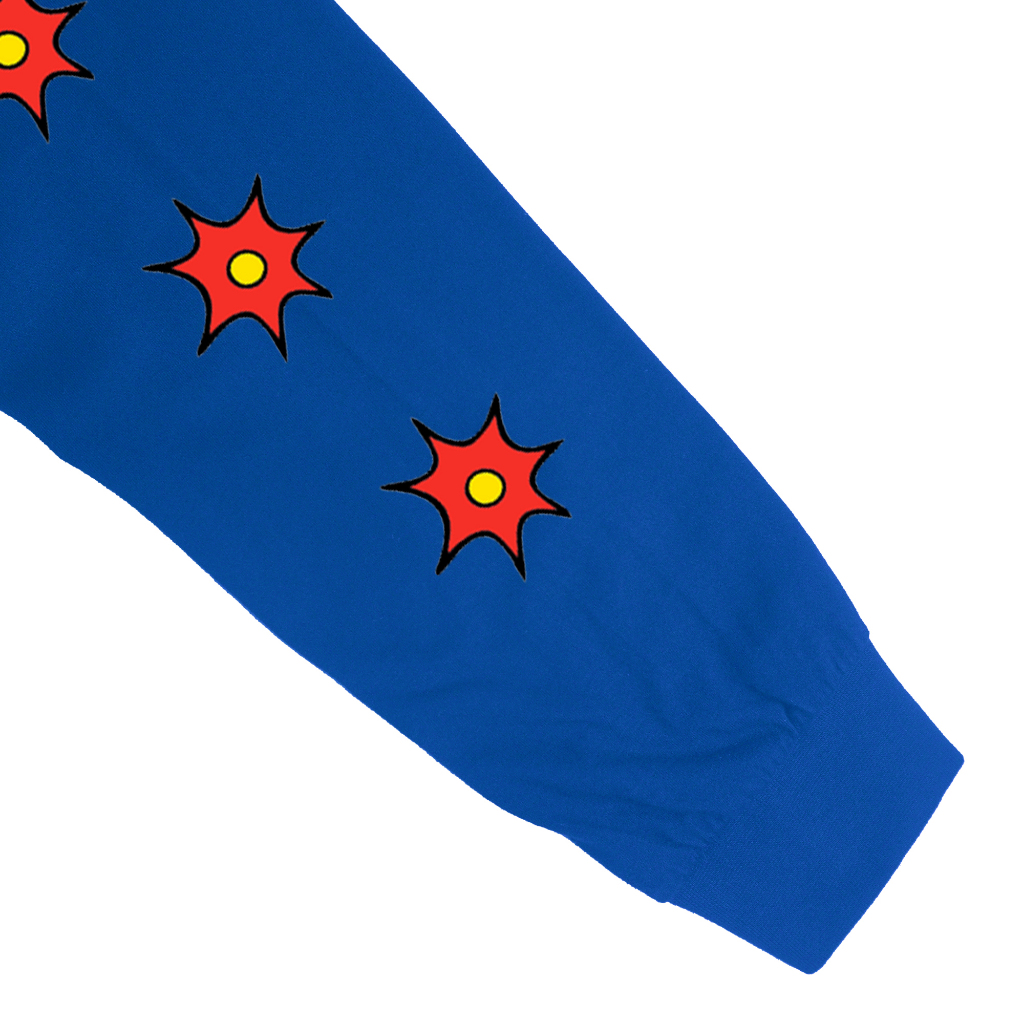 Troy Company Longsleeve Tshirt Benhur Culture Club - Kaos Lengan Penjang Biru Benhur LSD 3349