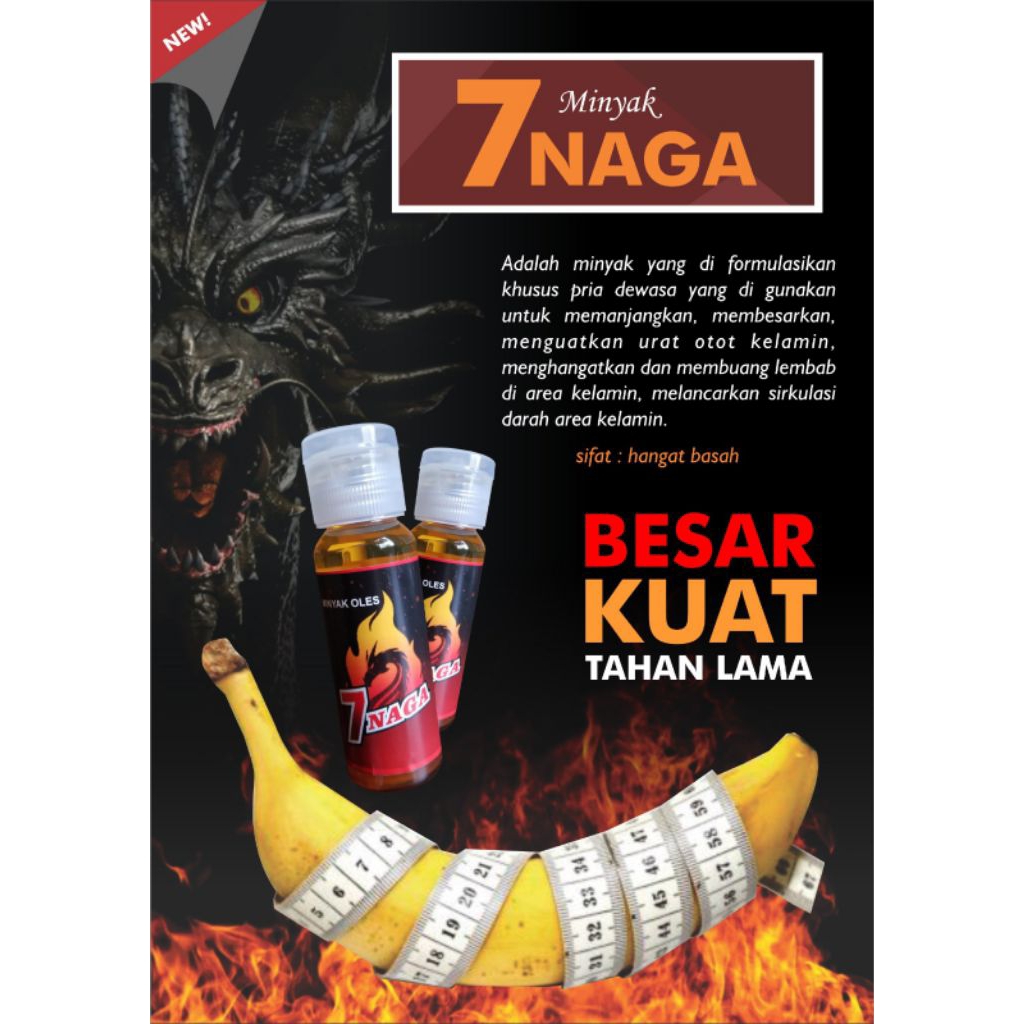 Minyak Oles 7 Naga | Besar Kuat Tahan Lama