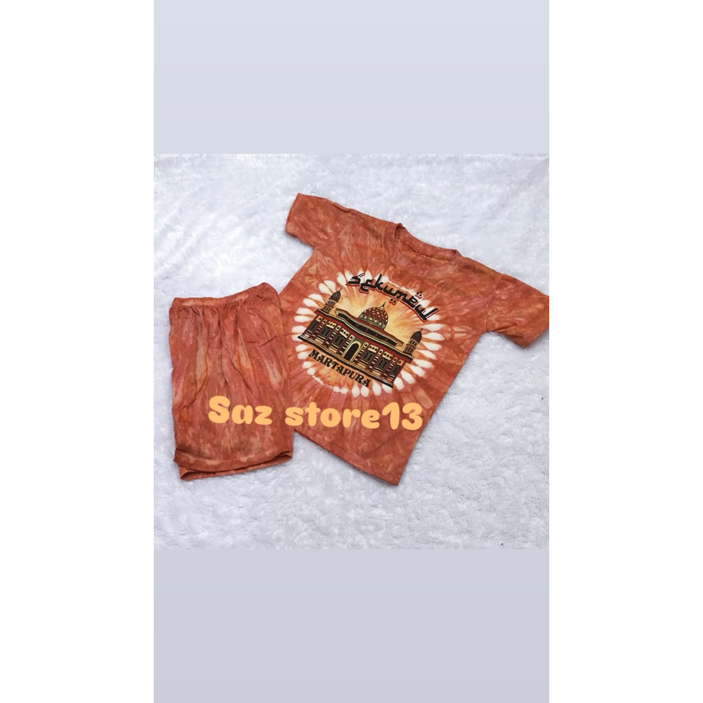 SETELAN ANAK MOTIF “sekumpul Martapura” / baju anak oleh oleh martapura/sekumpul