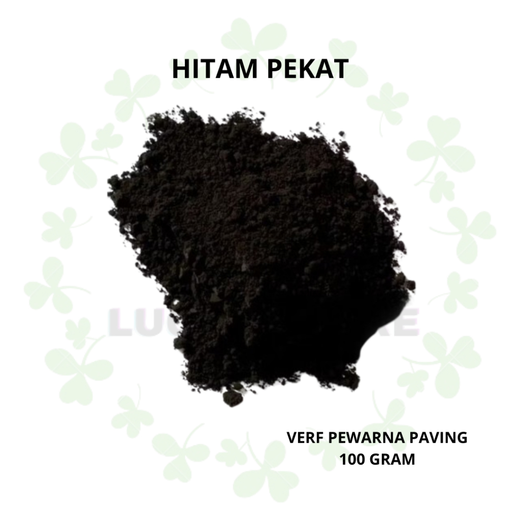 Verf Hitam Pekat 100gr Pewarna Paving Semen Batako Genteng
