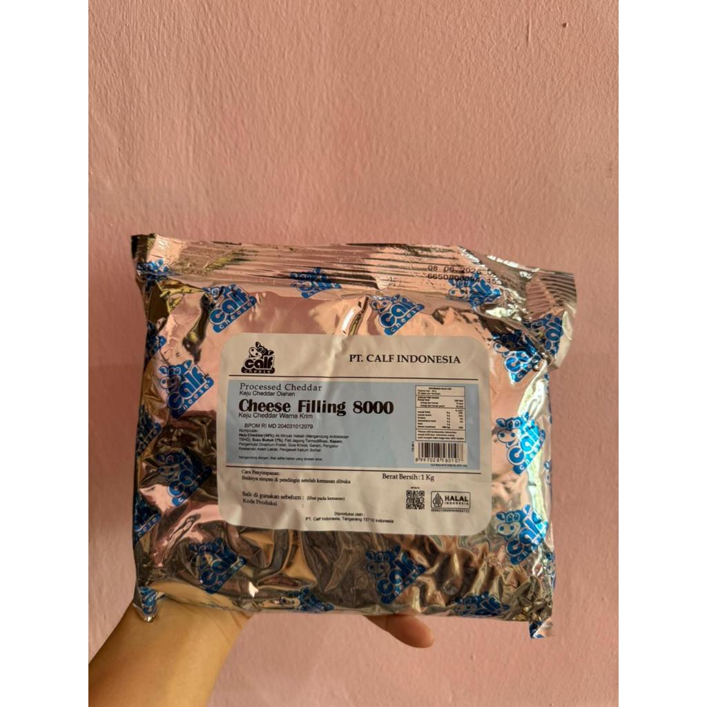 calf cheese filling 1kg / keju filling calf kemasan 1kg