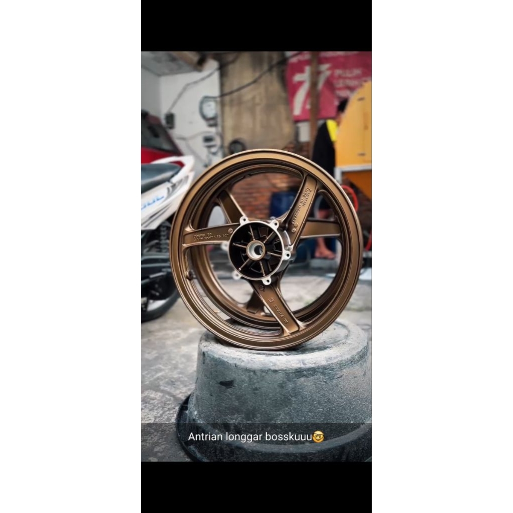 Bubuk Powder Coating BRONZE NEW