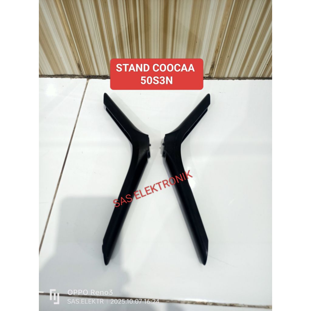 STAND BRACKET KAKI PEDESTAL DUDUKAN TV LED COOCAA 50 INCH 50S3N 50S3 N