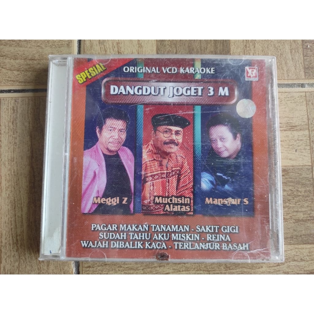 VCD dangdut 3M  "meggi z, muchsin alatas, mansyur s"