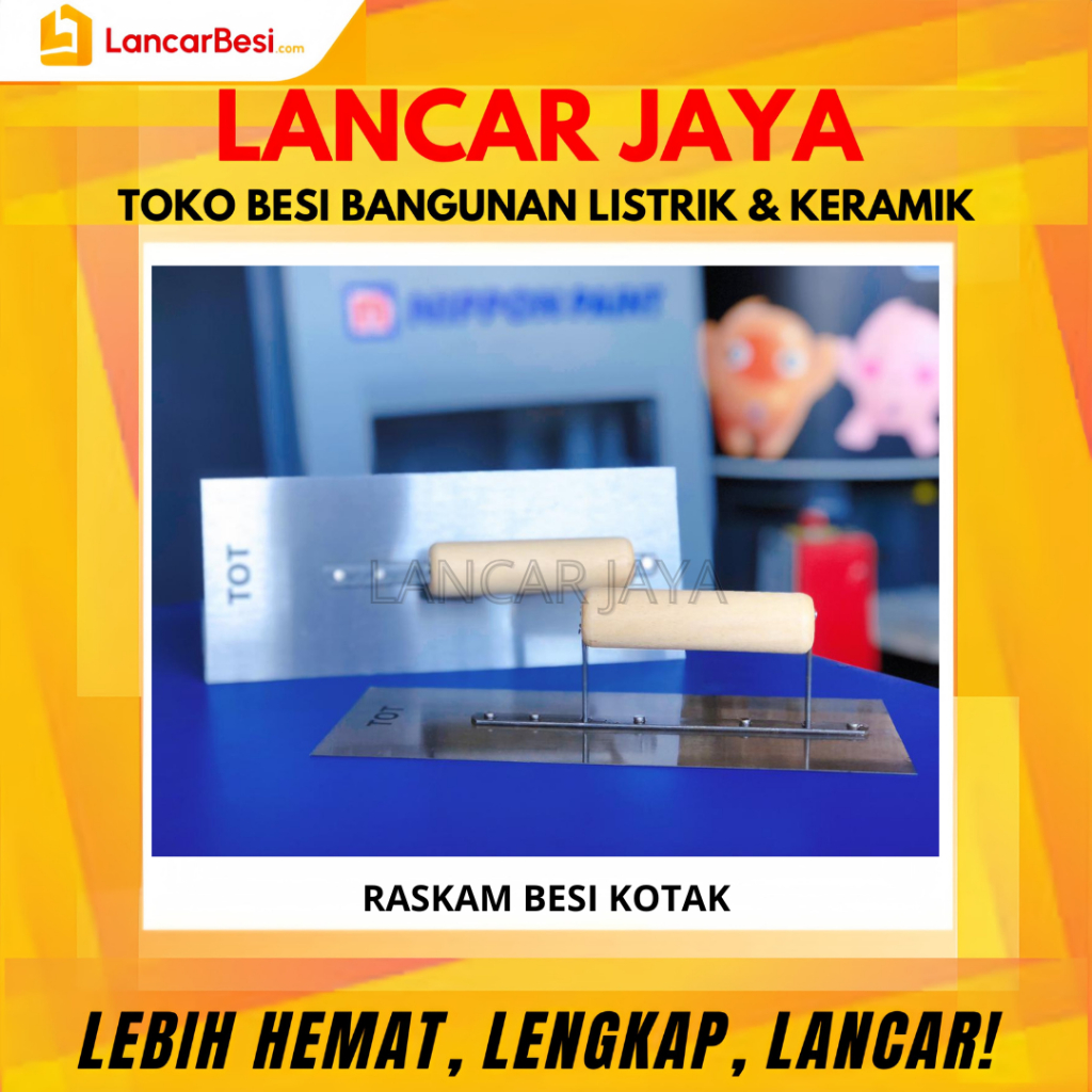 Raskam Besi Kotak TOT | Lepan Besi Kotak