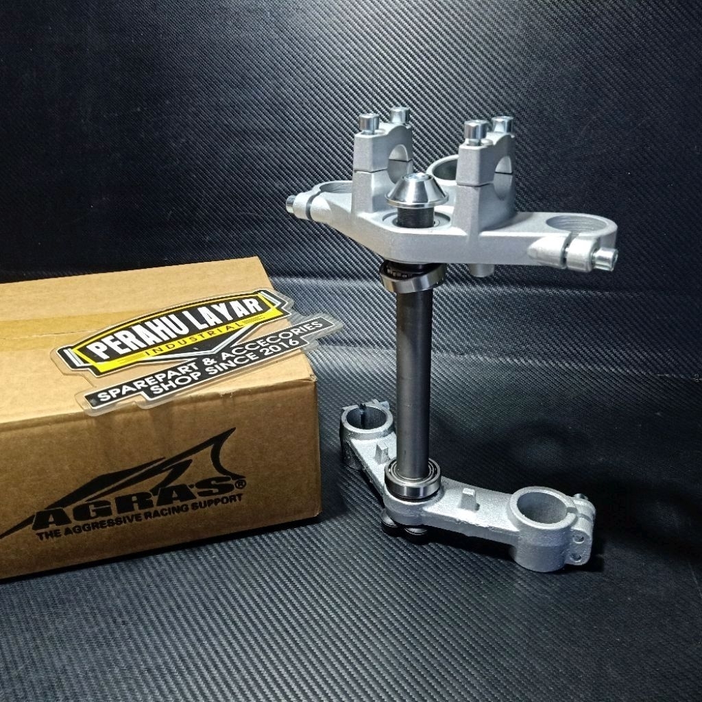 Segitiga T Atas Bawah Ninja R/ RR pnp Honda Cb GL MP Tiger almu Import aluminium agras Segitiga atas