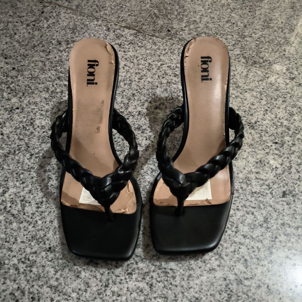 sandal payless fioni heels sandal jepit platform preloved original