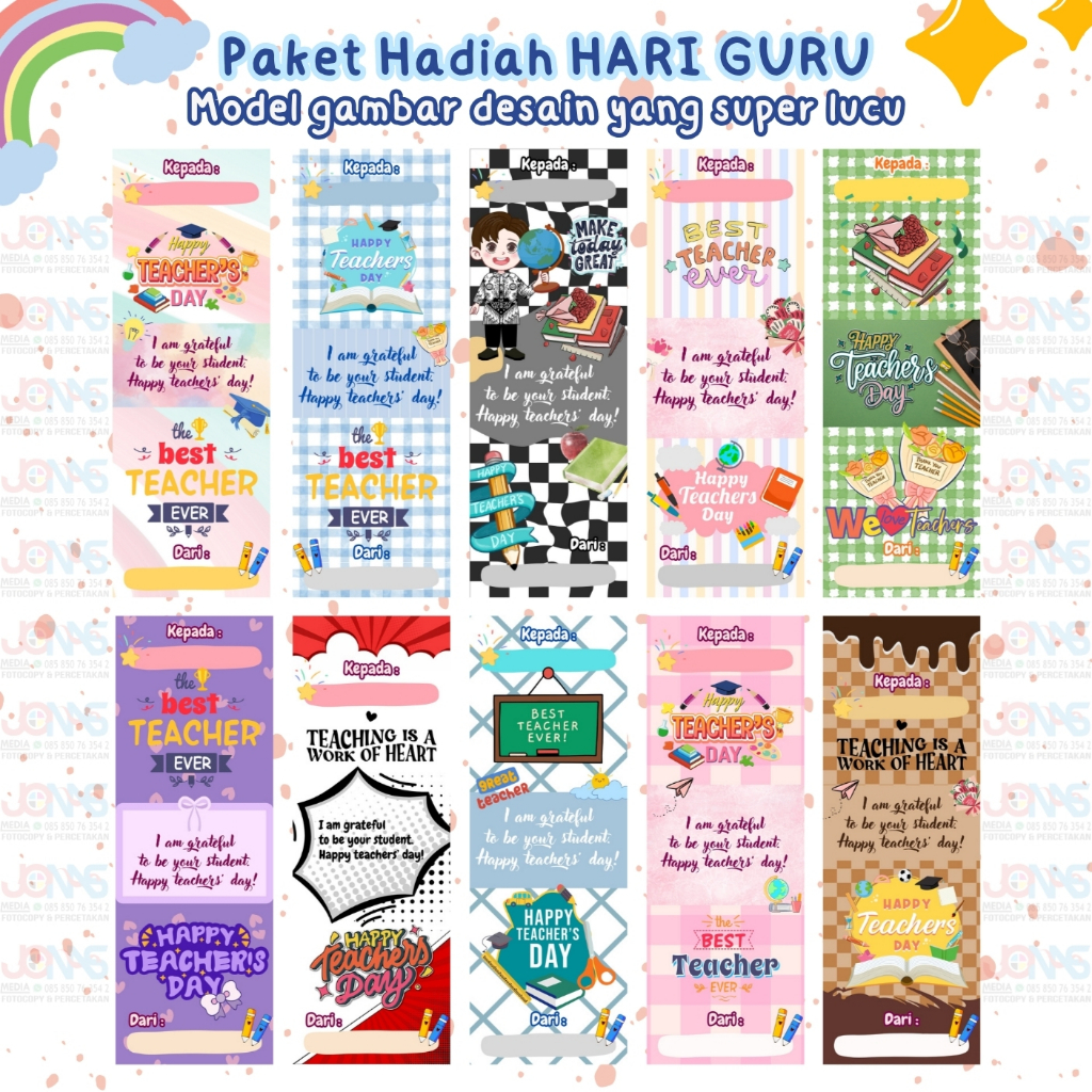 MINI GIFT GURU | KADO HARI GURU | SOUVENIR HARI GURU | KARTU UCAPAN HARI GURU | HADIAH HARI GURU | K
