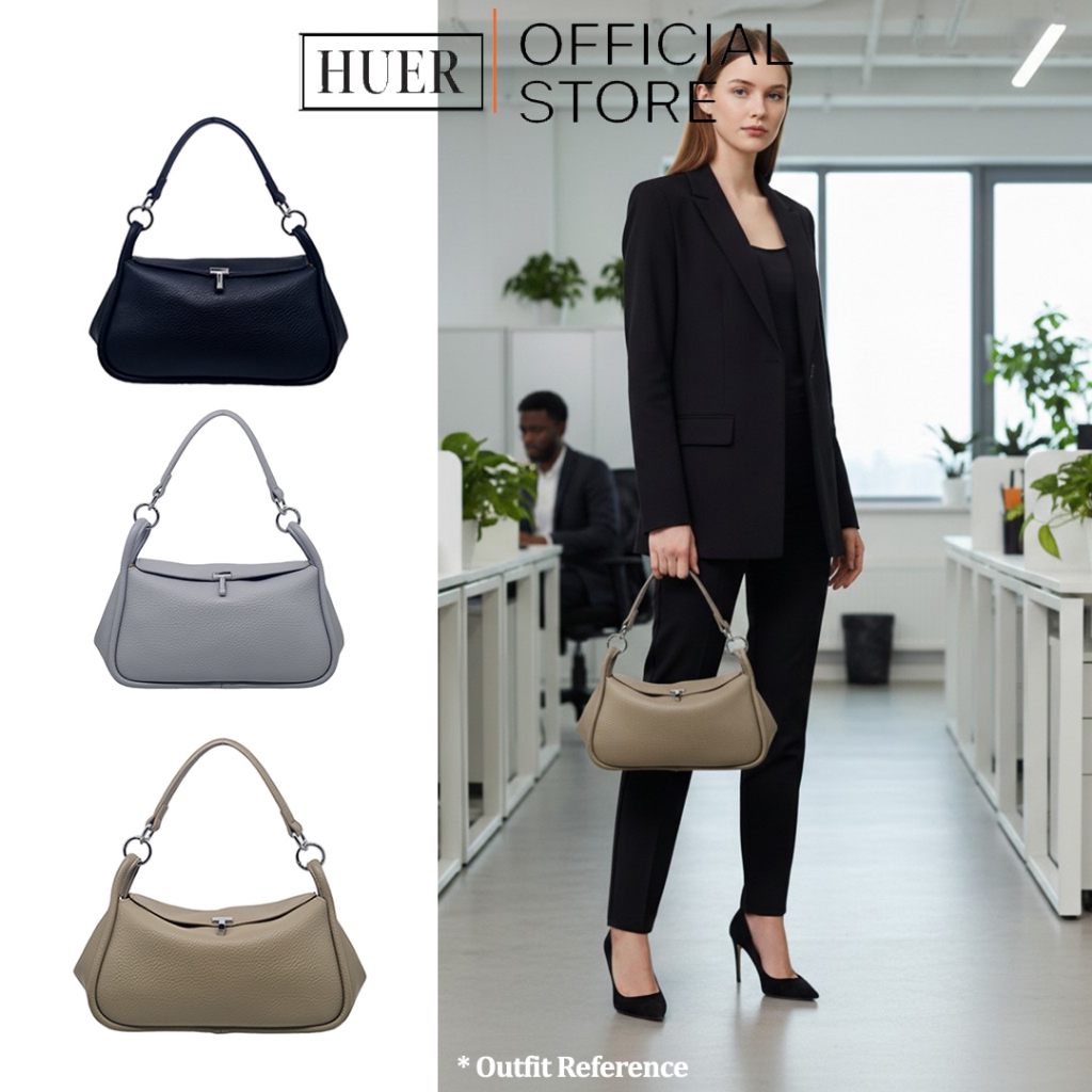 HUER ~ Tas Wanita Reifika Hobo Bag 9546-002 #2906