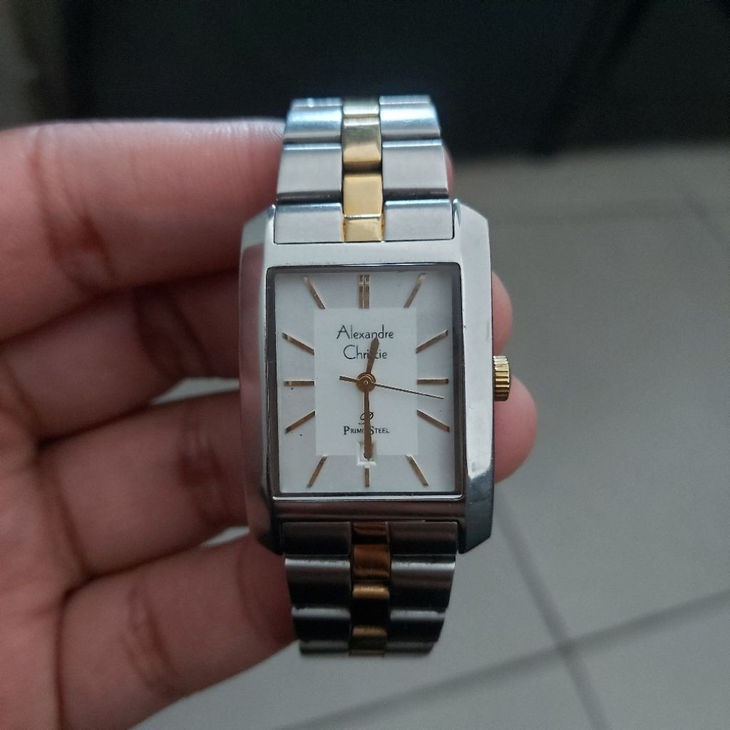 PRELOVED JAM TANGAN WANITA ALEXANDRE CHRISTIE AC1019 AC 1019 ORIGINAL SECOND