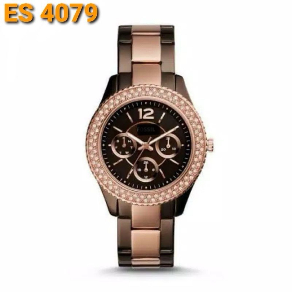 jam tangan wanita bm stainles steel, Es 3590