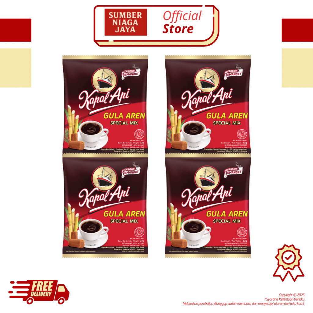 KAPAL API GULA AREN 23gr isi 10 sachet