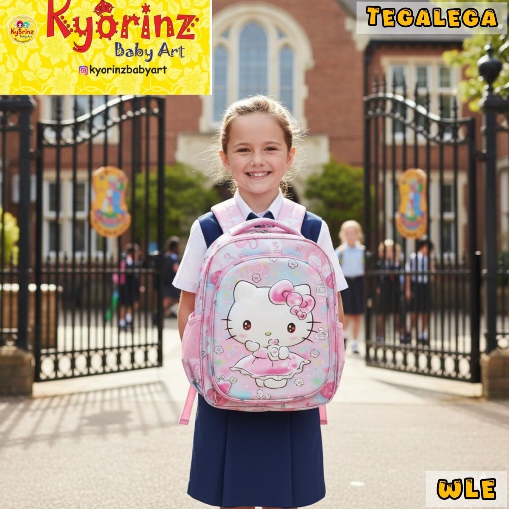 Kyorinz - Tas Sekolah Anak cewek Tas Ransel Sekolah Import Anak cewekTas Sekolah