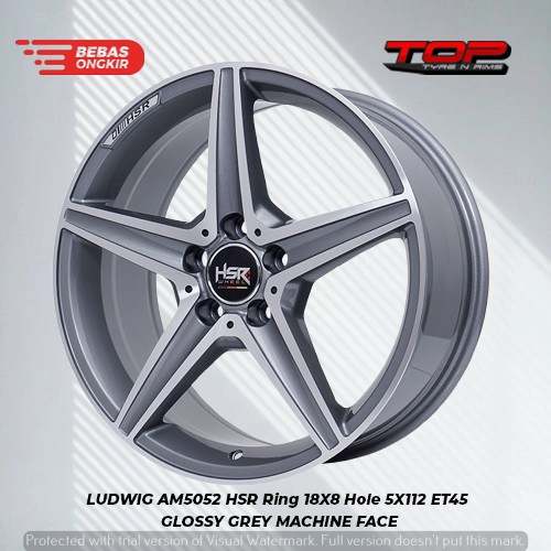 velg palang amg mercedes benz mercy ring 18 lebar 8 rata | pelek hsr ludwig r18 murah