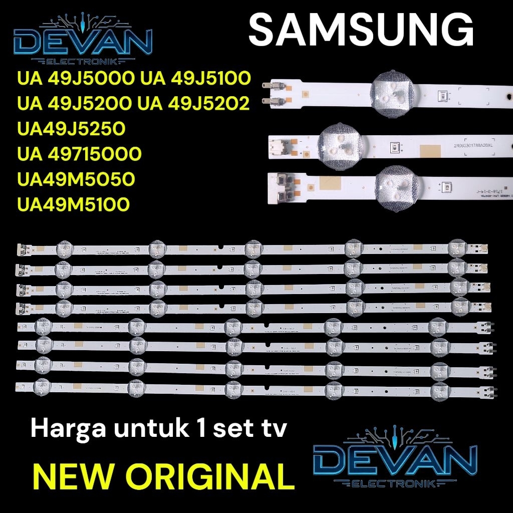 BACKLIGHT TV SAMSUNG 49 INC INCH UA49M5000AK UA49M5100AK UA49M5100 LAMPU BACKLIGHT SAMSUNG 49 INCH