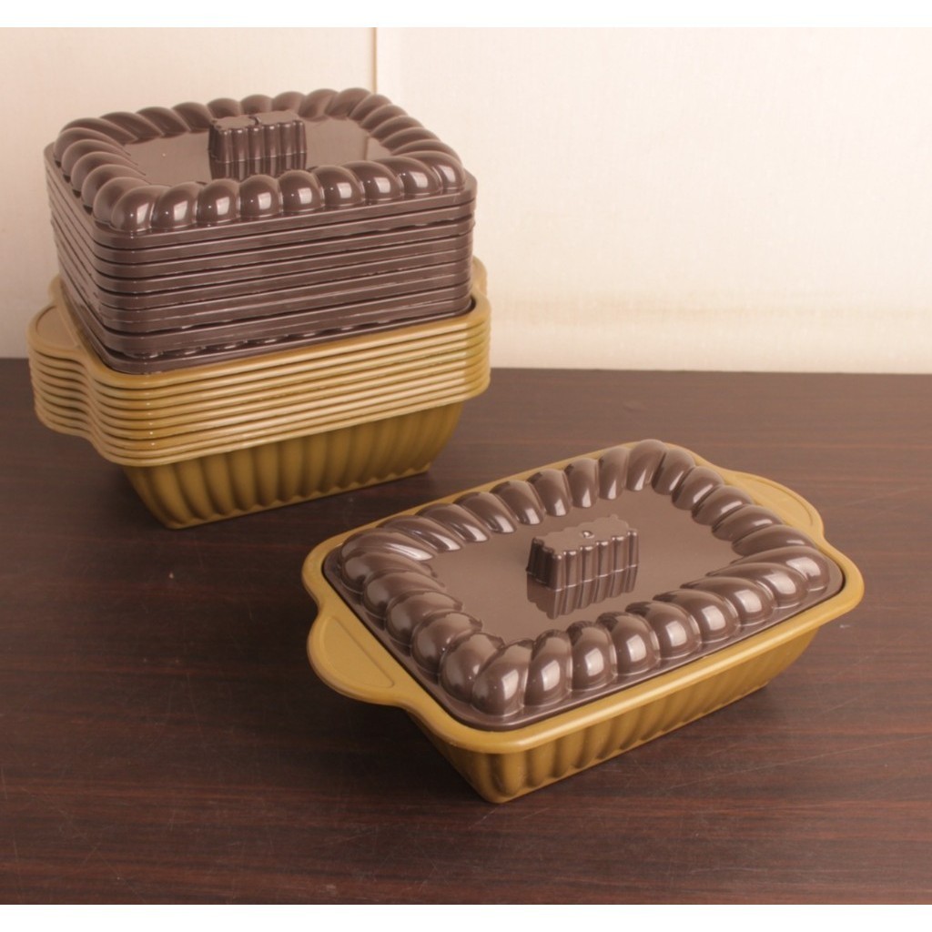 (GS) BAKI MINISO BULAT & PANJANG / TEMPAT SAYUR PLASTIK / BASI SAYUR MINISO GOLD KECIL