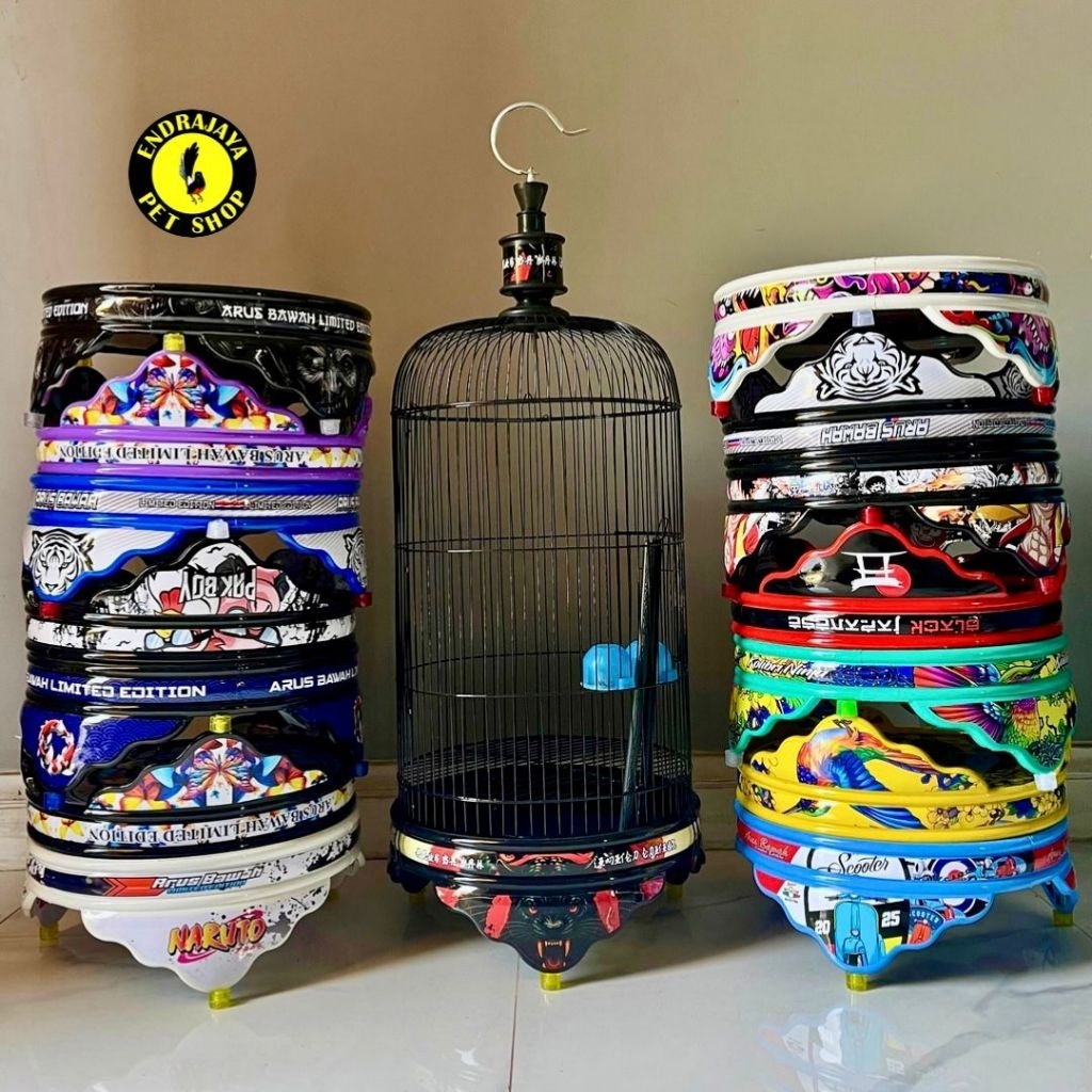 SANGKAR LOVE BIRD DECAL HIGH QUALITY D 33 CM | SANGKAR LOVEBIRD KONIN SOGON DAN MASTERAN