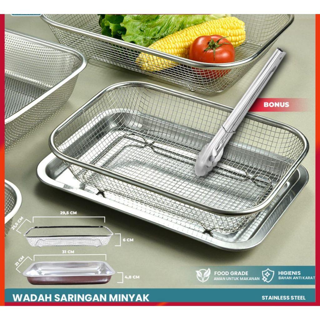 Penyaring Gorengan Atau  Tempat Saring Gorengan