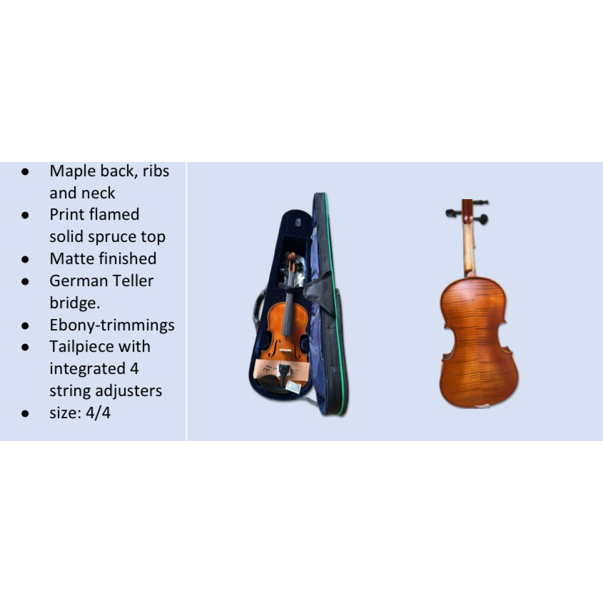 Js Bach VIolin SV-4 4/4 , Biola JsBach 4/4 tipe SV4 Solid