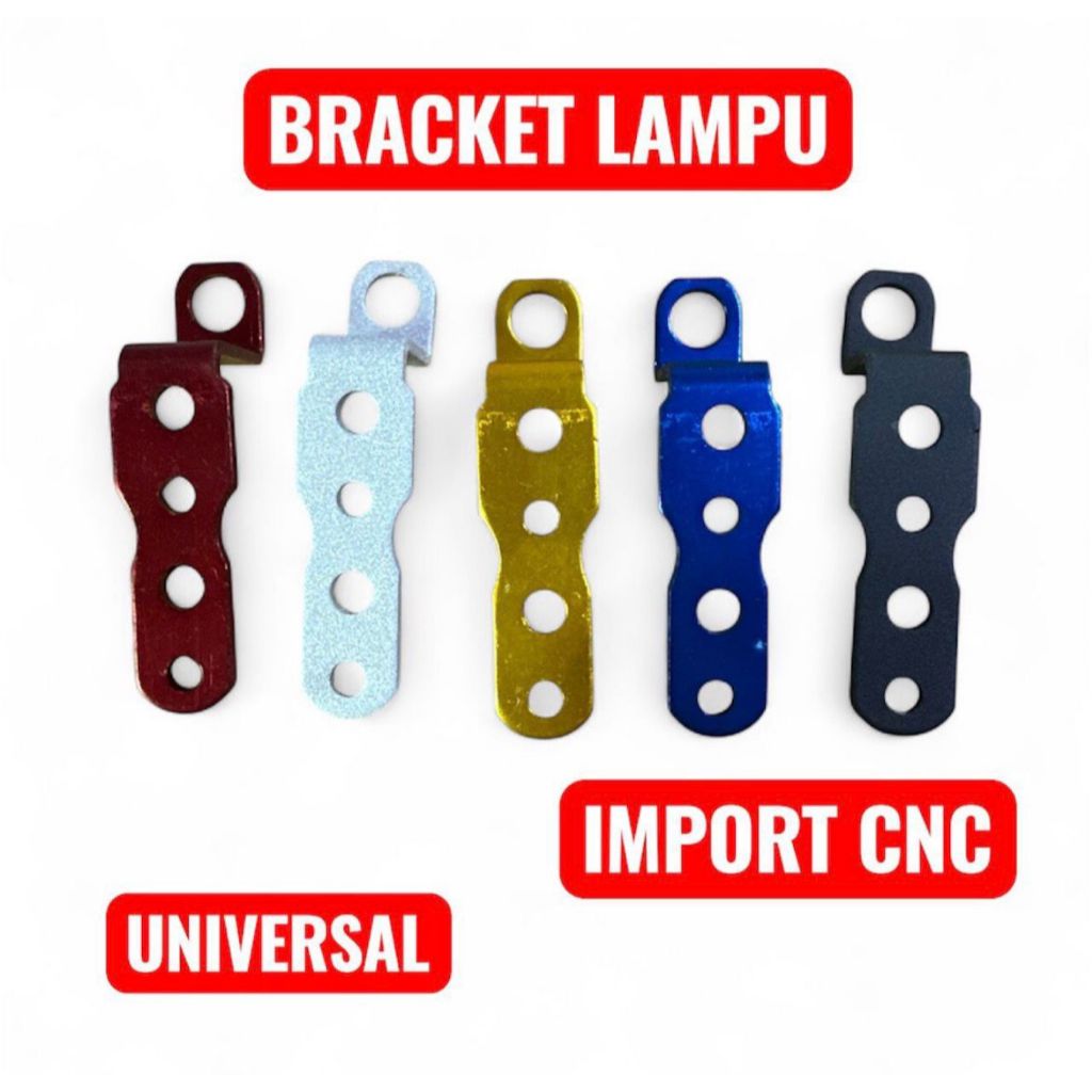 bracket lampu tembak spion universal cnc import vario mio beat nmax lexi aerox adv jupiter vega xmax