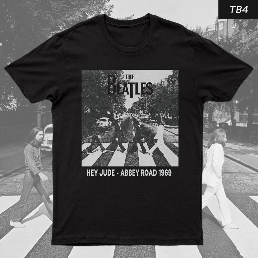 Kaos Band THE BEATLES / Kaos Hobi Musik / 30S Cotton Combed Premium / WAYOUT