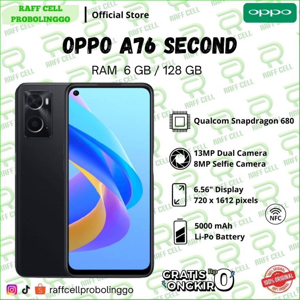 OPPO A76 SECOND