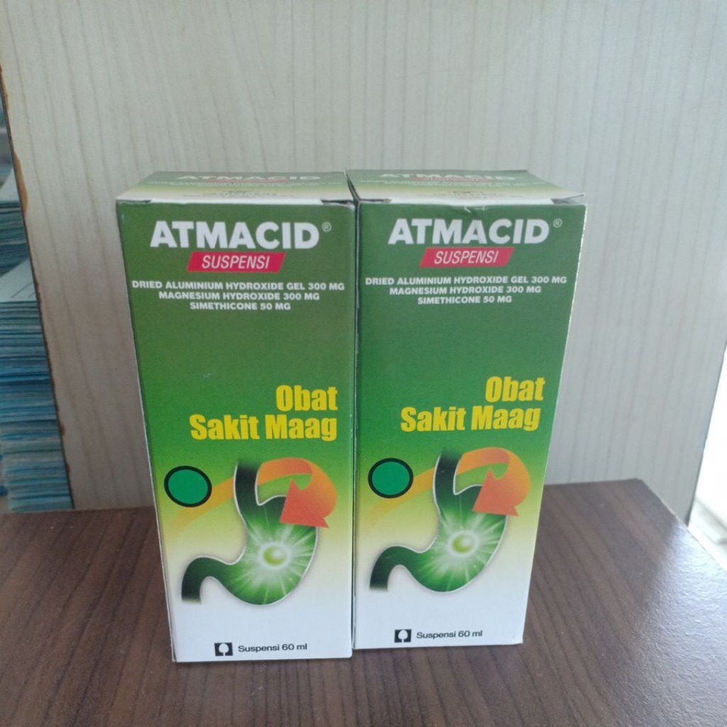 Atmacid suspensi 60ml Sirup Syrup | Obat sakit maag / Antasida