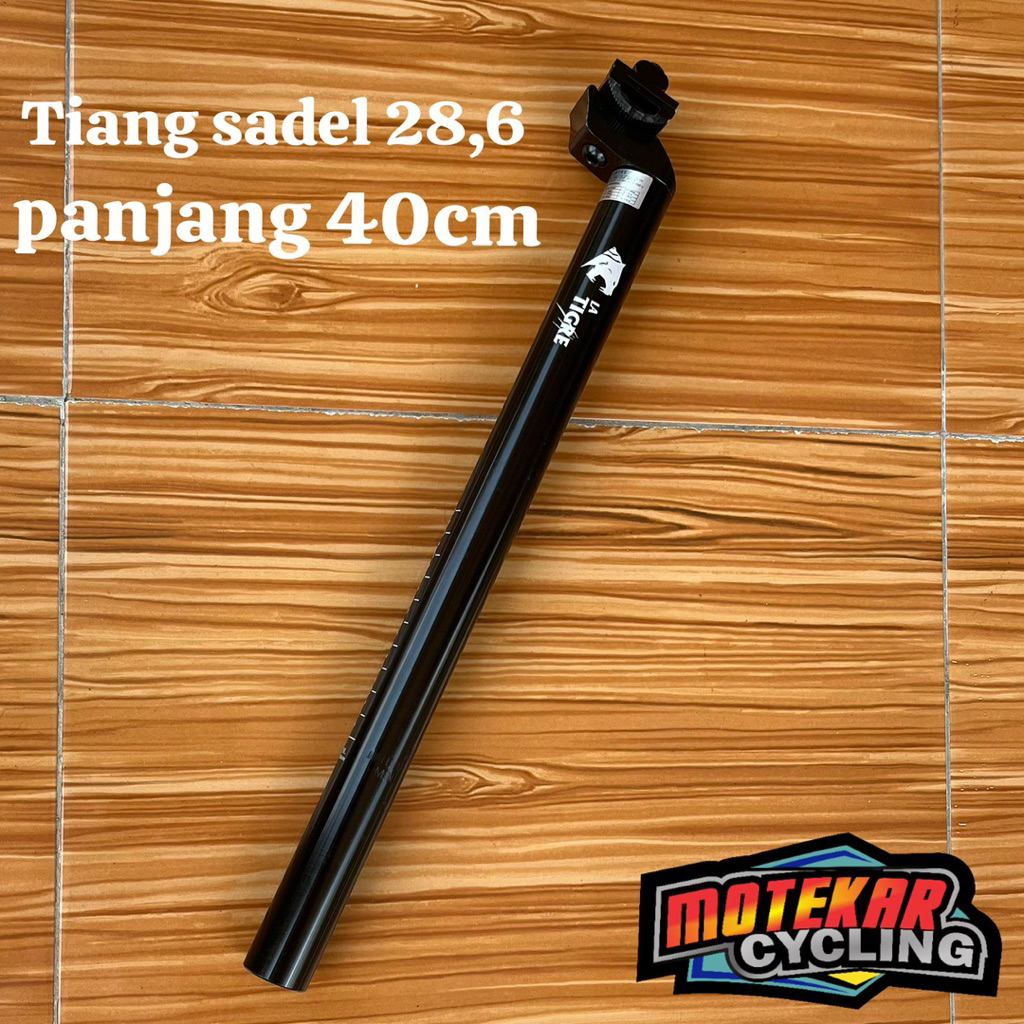 Seatpost tiang sadel alloy 28,6 panjang 40cm