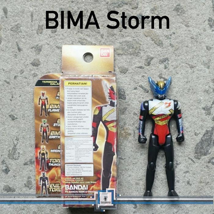 BANDAI BIMA X Action Pose Figure Evil Torga, Flame, Earth SALE RUGI - Storm