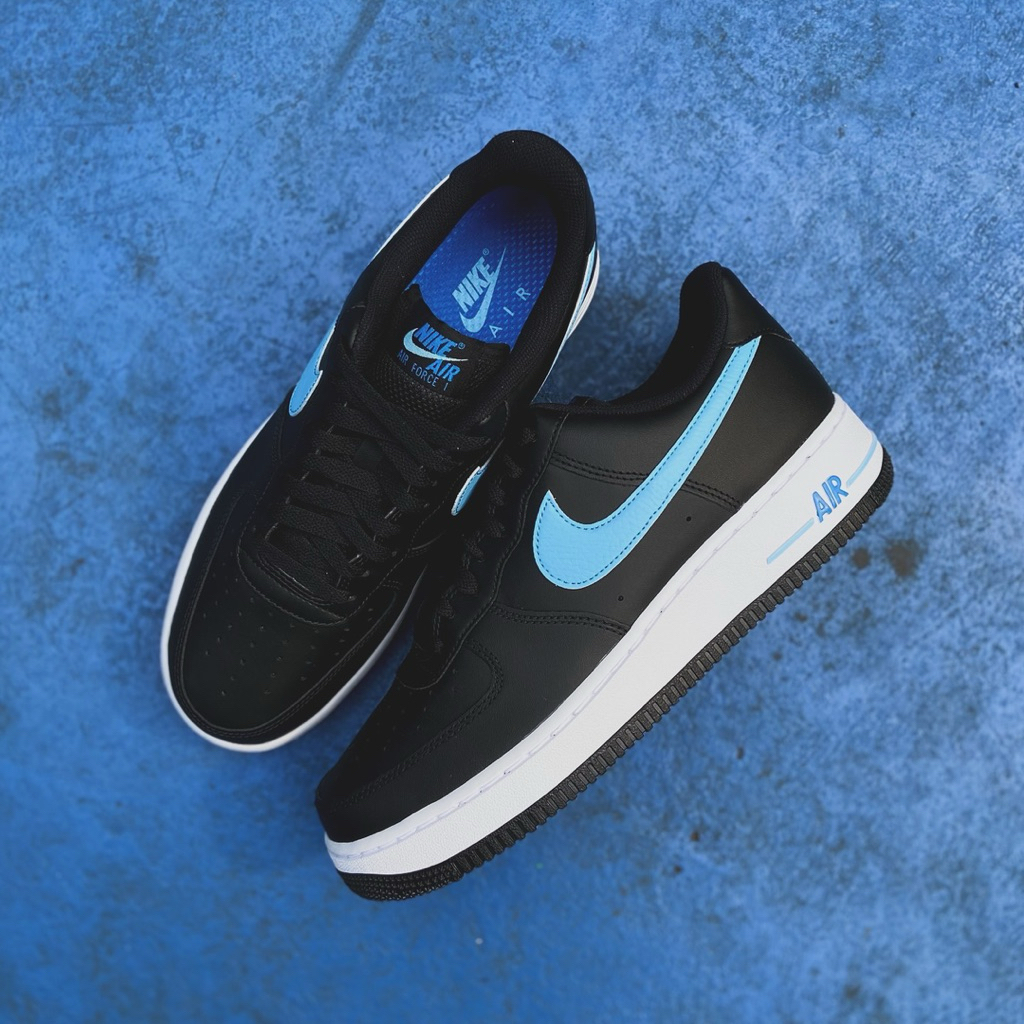 NIKE AIR FORCE 1 07 Black/University Blue