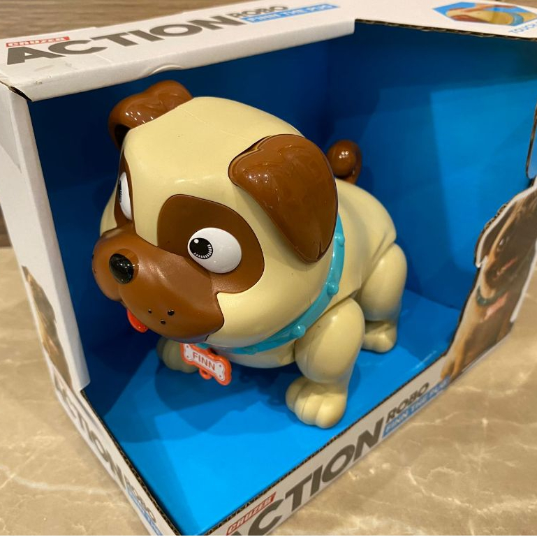 Toys Kingdom Cruzer Action Robo Finn The Pug - Robot Anjing Mainan Anak