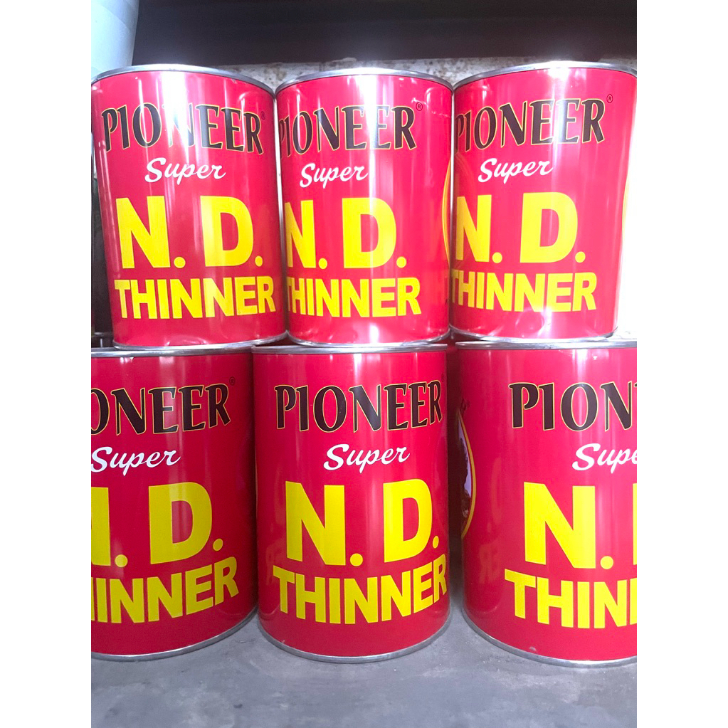 Pengencer Cat Thinner ND Pioneer Merah kemasan Liter / thiner ND Kaleng