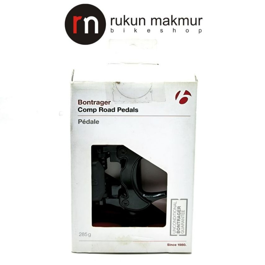 Bontrager COMP Road Cycling Pedal Black - Chromoly Spindle - Sealed Cartridge Bearing - Adjustable R