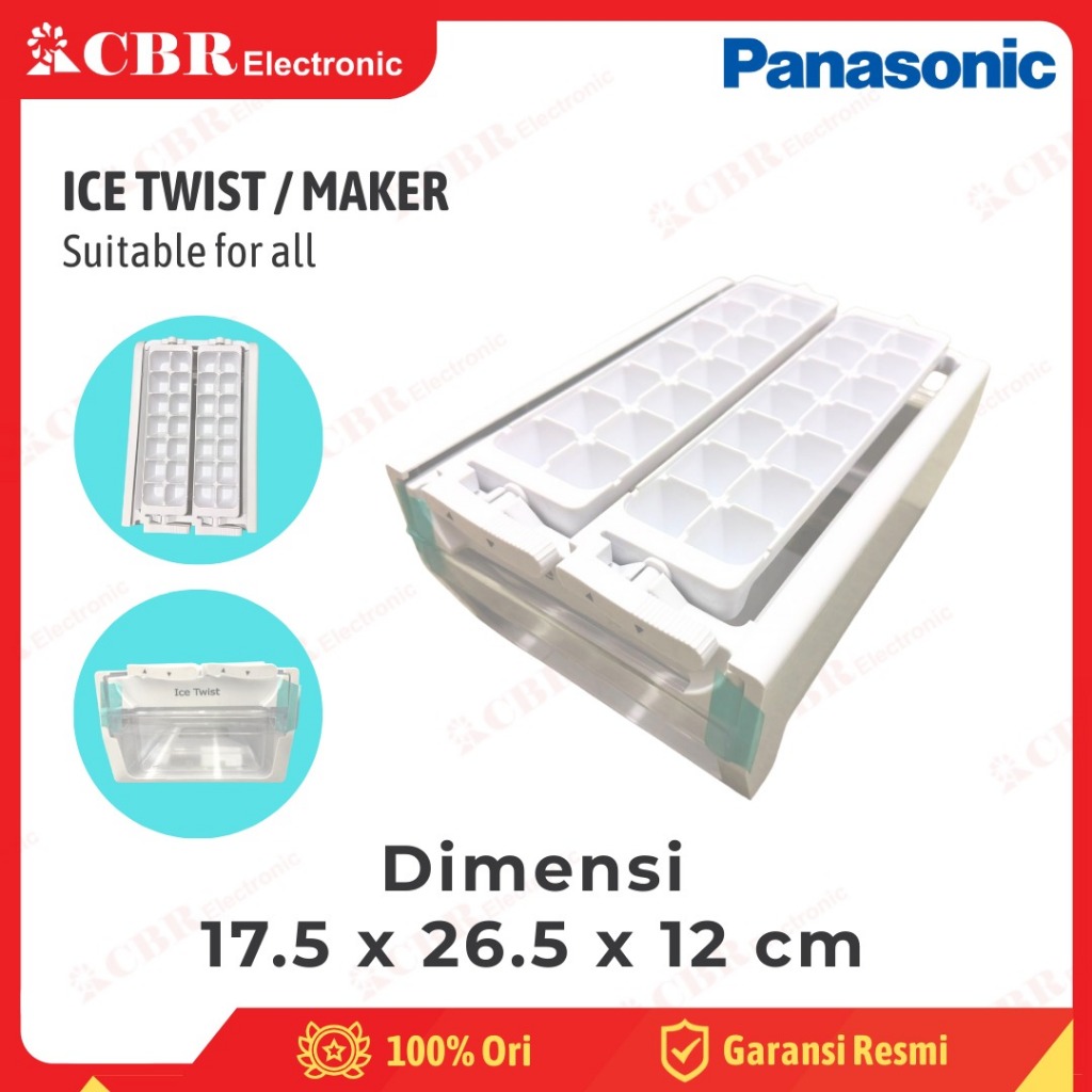 Ice Twist / Ice Maker / Cetakan Es - Original Kulkas Panasonic
