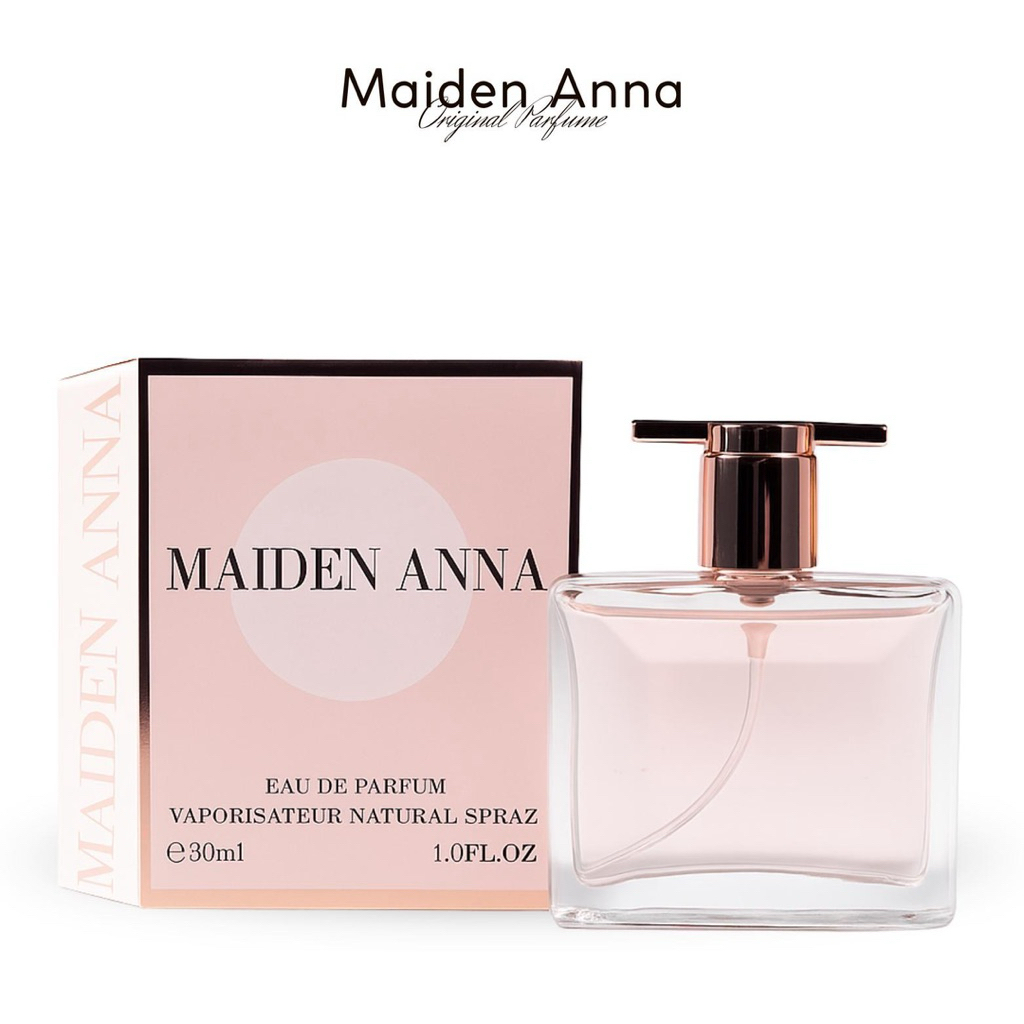 Maiden Anna Eau de Parfum Floral Series Parfum - Original BPOM Aroma Tahan Lama 8-12 Jam 30ml Elegan