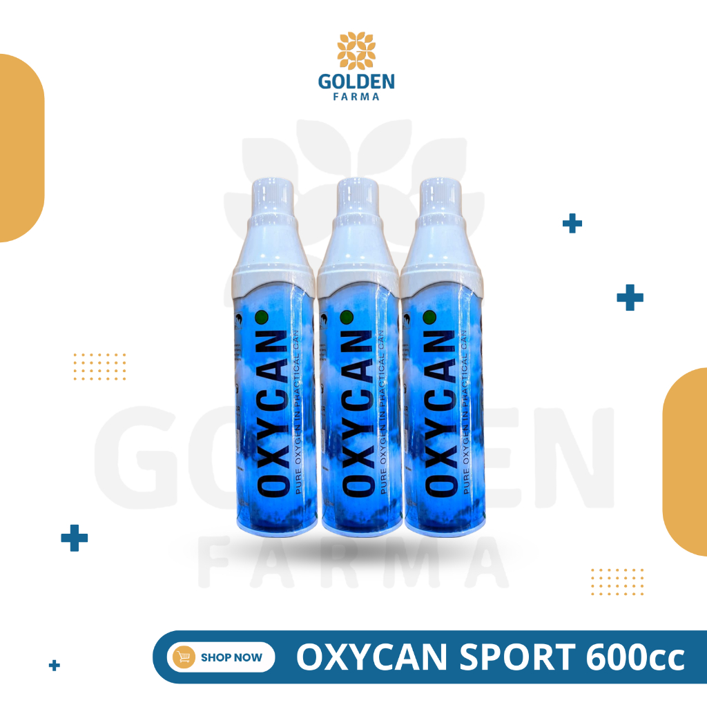 OXYCAN SPORT Oksigen Portable Tabung Kaleng Kecil 600cc