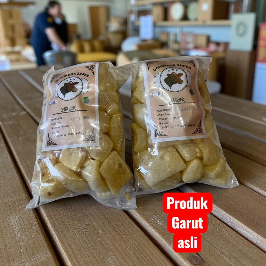 Dorokdok asgar berat100gram oleh oleh asli garut gurih dan mantap