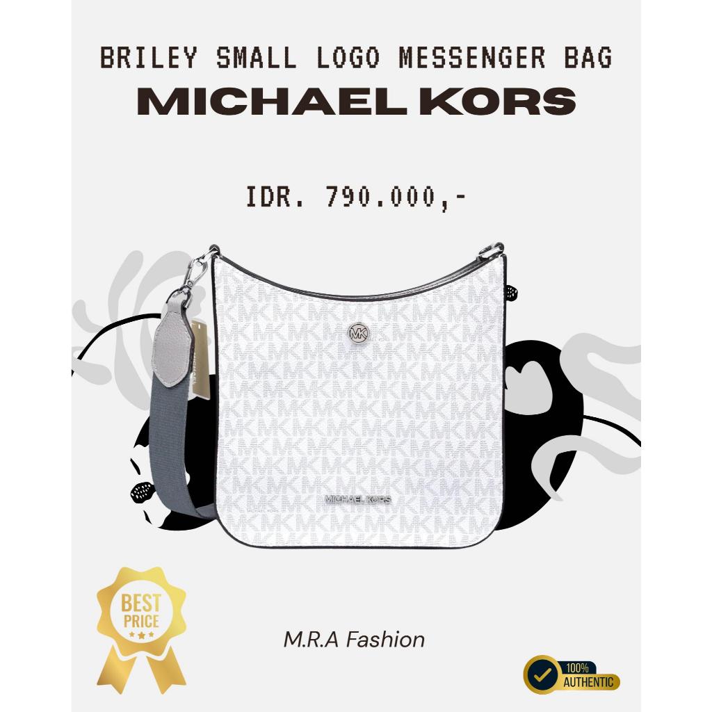 Michael Kors Tas Tangan Wanita Model Briley Logo Kecil Elegan dan Stylish untuk Gaya Modern Anda Mes