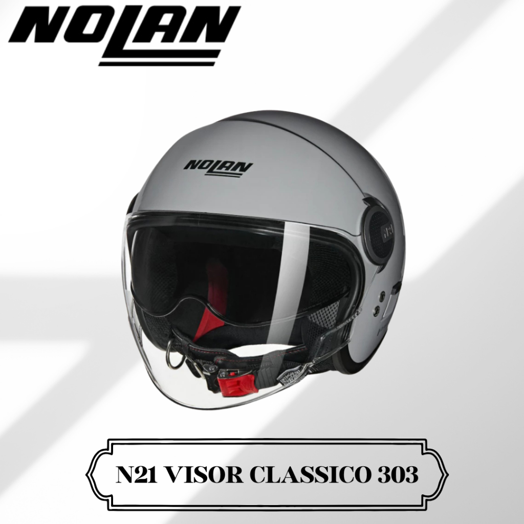Helm Half Face Nolan N21 Visor Classico 303 Helmet SNI Original