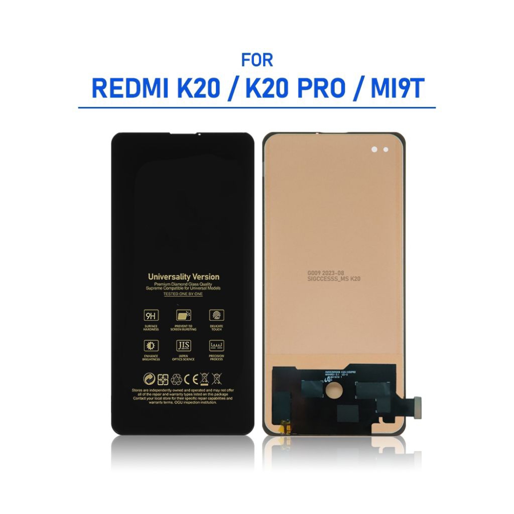 LCD TOUCHSCREEN XIAOMI MI9T / MI 9T PRO / REDMI K20 /  REDMI K20 PRO - COMPLETE