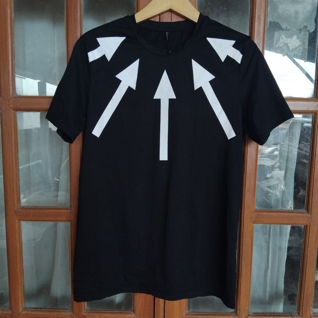 Black Barrett by Neil Barrett woman stretch tee shirt (XL)