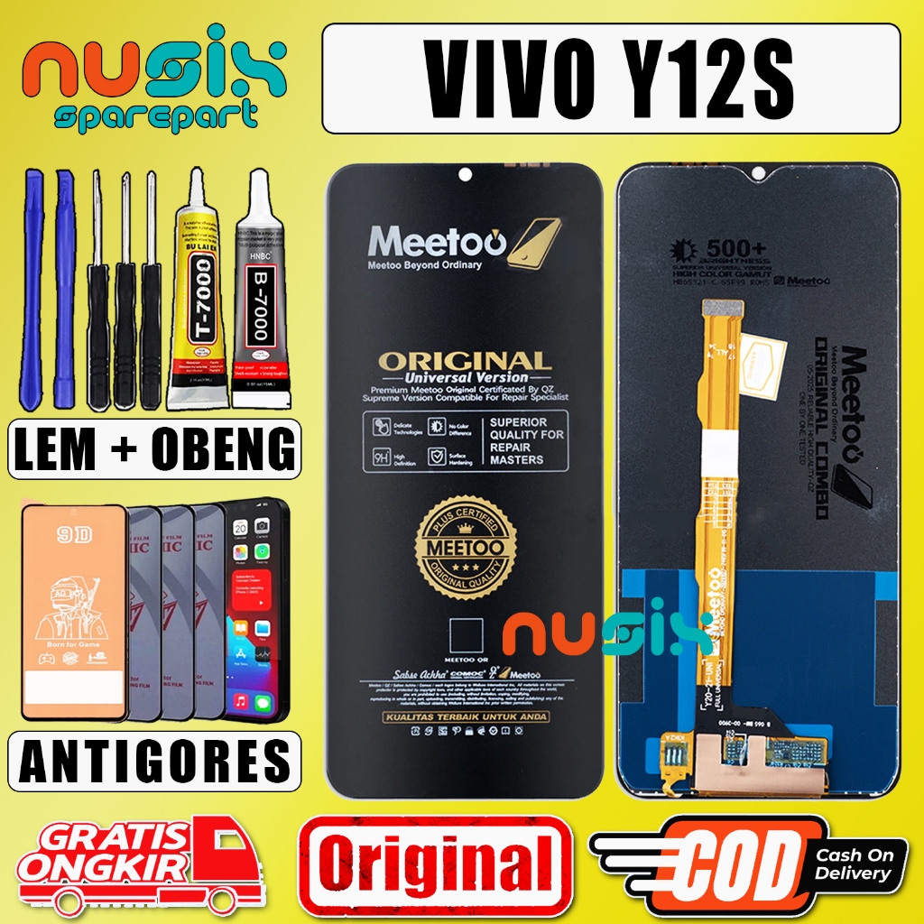 LCD TOUCHSCREEN VIVO Y12S ORIGINAL FULLSET