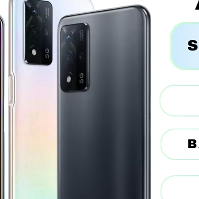 Oppo A93s ram 8GB Rom 256GB Garansi 1 Tahun Hp baru Jaringan 5G