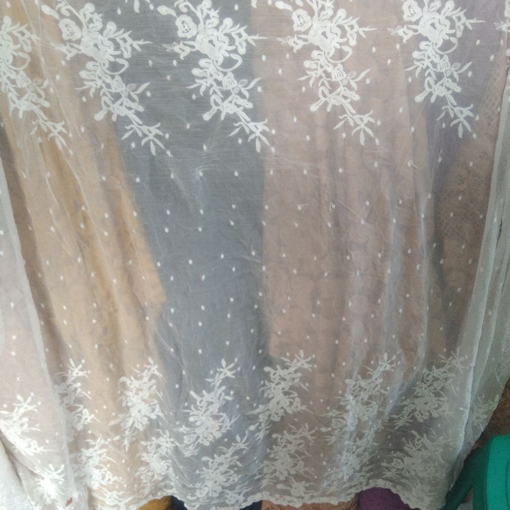 Kain sifon bordir | Harga/0,5m | bahan sifon bordir impor | bahan sifon bordir | kain sifon bordir..