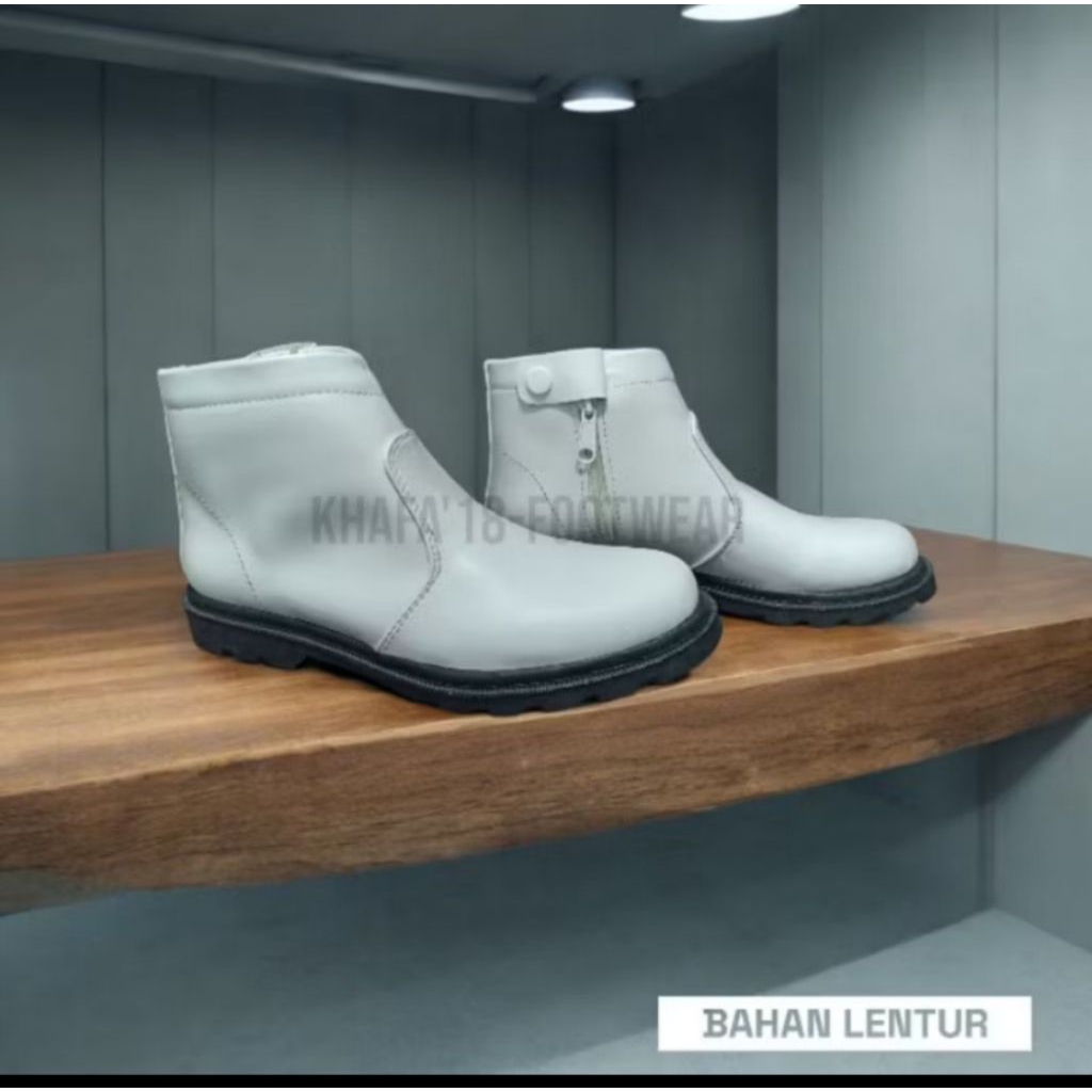 Sepatu PDH Sleting , Jumbo