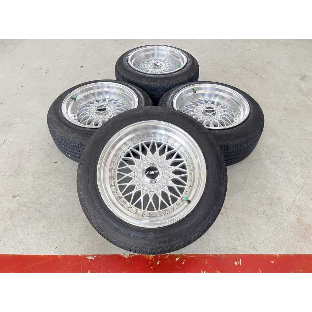 Velg classic r16 baut 5 BBS ring16x9 pcd 5x100 5x114 + ban 205 60 r16 nik2025
