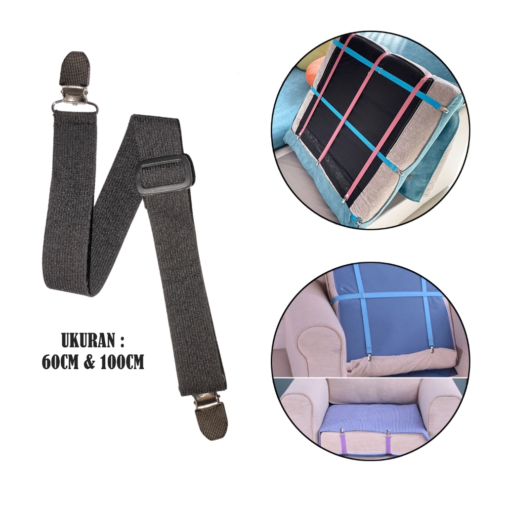 Penjepit Sarung Kursi & Sofa Anti Geser Aksesoris Penahan Pelindung Kursi Bisa Untuk Penjepit Sprei